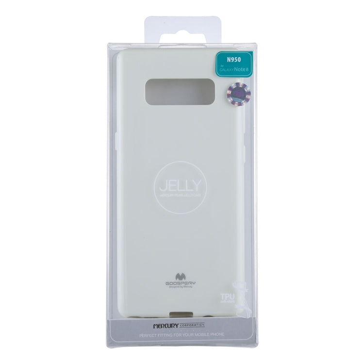 GOOSPERY PEARL JELLY Series for Galaxy Note 8 TPU Full Coverage Protective Back Cover Case