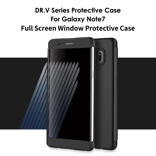 Rock for Galaxy Note 7 / N930 Rock Dr.V Series Business Style Ultrathin Flip Protective Case with Visible Front Cover