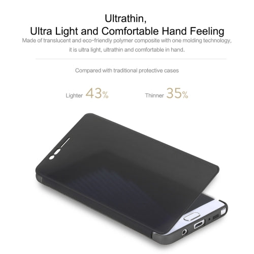 Rock for Galaxy Note 7 / N930 Rock Dr.V Series Business Style Ultrathin Flip Protective Case with Visible Front Cover