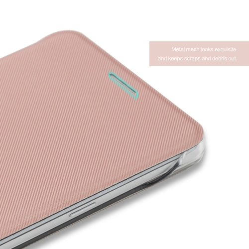 Rock Venna Series for Galaxy Note 7 / N930 Concise Style Horizontal Flip Leather Case(Rose Gold)