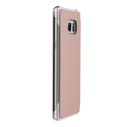 Rock Venna Series for Galaxy Note 7 / N930 Concise Style Horizontal Flip Leather Case(Rose Gold)