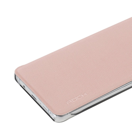 Rock Venna Series for Galaxy Note 7 / N930 Concise Style Horizontal Flip Leather Case(Rose Gold)