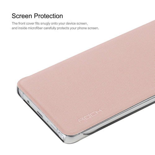 Rock Venna Series for Galaxy Note 7 / N930 Concise Style Horizontal Flip Leather Case(Rose Gold)