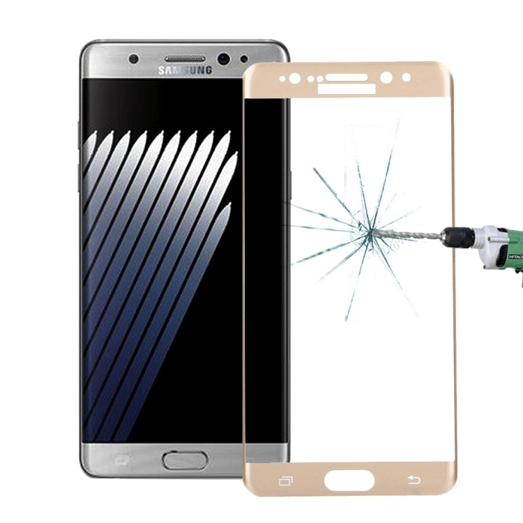 For Galaxy Note 7 / N930 0.26mm 9H Surface Hardness Explosion-proof Colorized Silk-screen Tempered Glass Full Screen Film