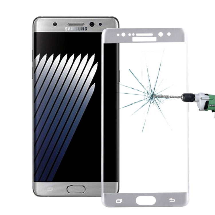 For Galaxy Note 7 / N930 0.26mm 9H Surface Hardness Explosion-proof Colorized Silk-screen Tempered Glass Full Screen Film