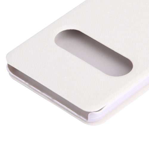 For Galaxy Note 7 / N930 Silk Texture Horizontal Flip Solid Color Leather Case with Call Display ID & Holder
