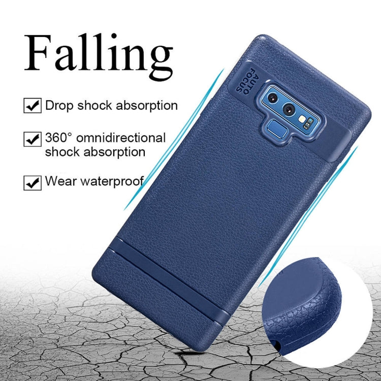 Litchi Texture TPU Shockproof Case for Galaxy Note9