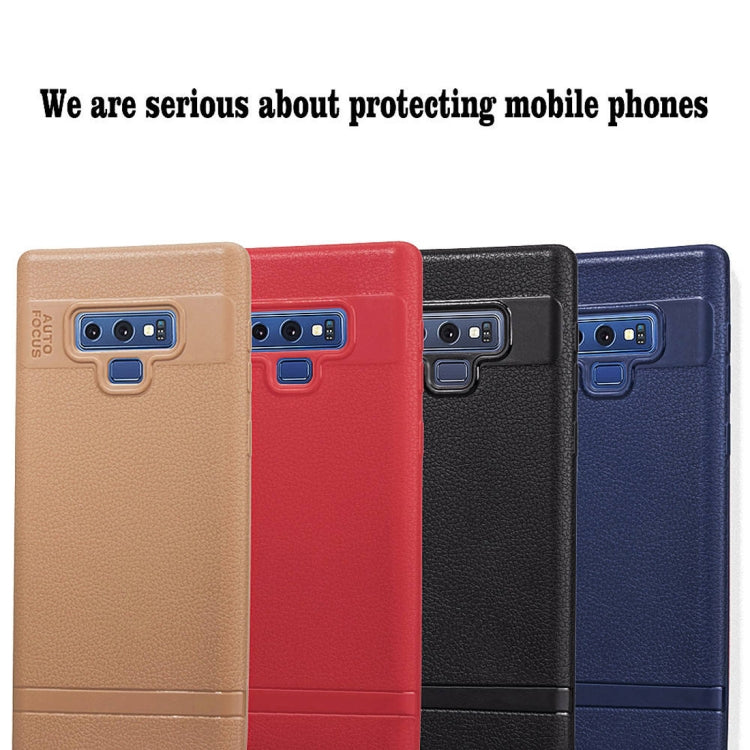 Litchi Texture TPU Shockproof Case for Galaxy Note9