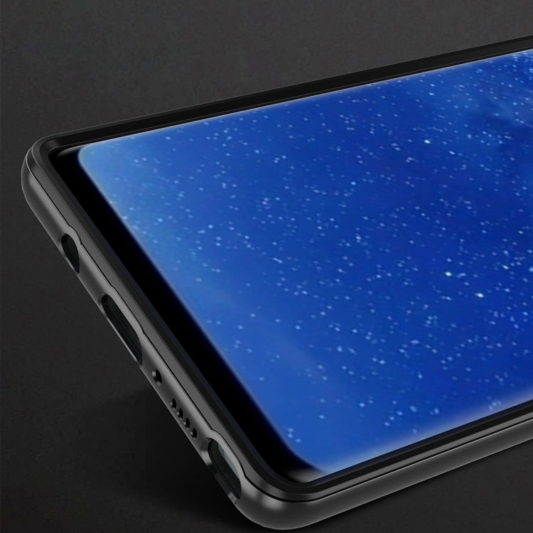 For Galaxy Note 8 PC Texture Protective Cover Back Case with Built-in Holder