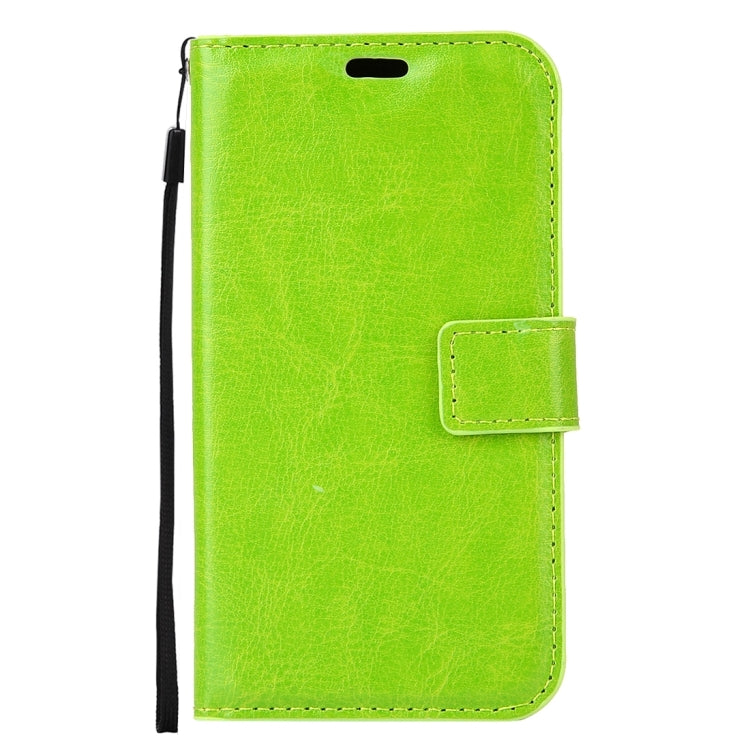 For Galaxy A3 (2017) / A320 Crazy Horse Texture Horizontal Flip PU Leather Case with Holder & Card Slots & Wallet & Photo Frame & Lanyard & Magnetic Buckle
