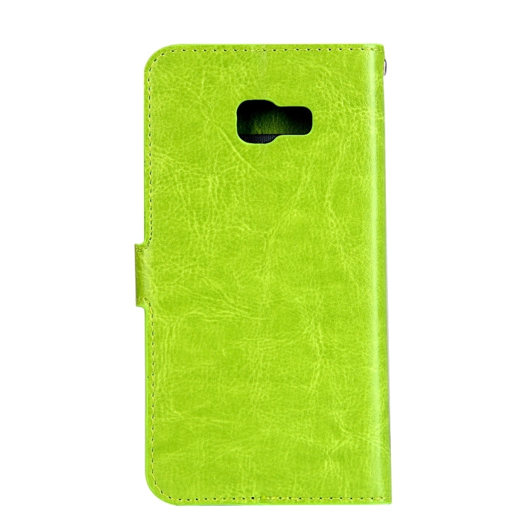 For Galaxy A3 (2017) / A320 Crazy Horse Texture Horizontal Flip PU Leather Case with Holder & Card Slots & Wallet & Photo Frame & Lanyard & Magnetic Buckle