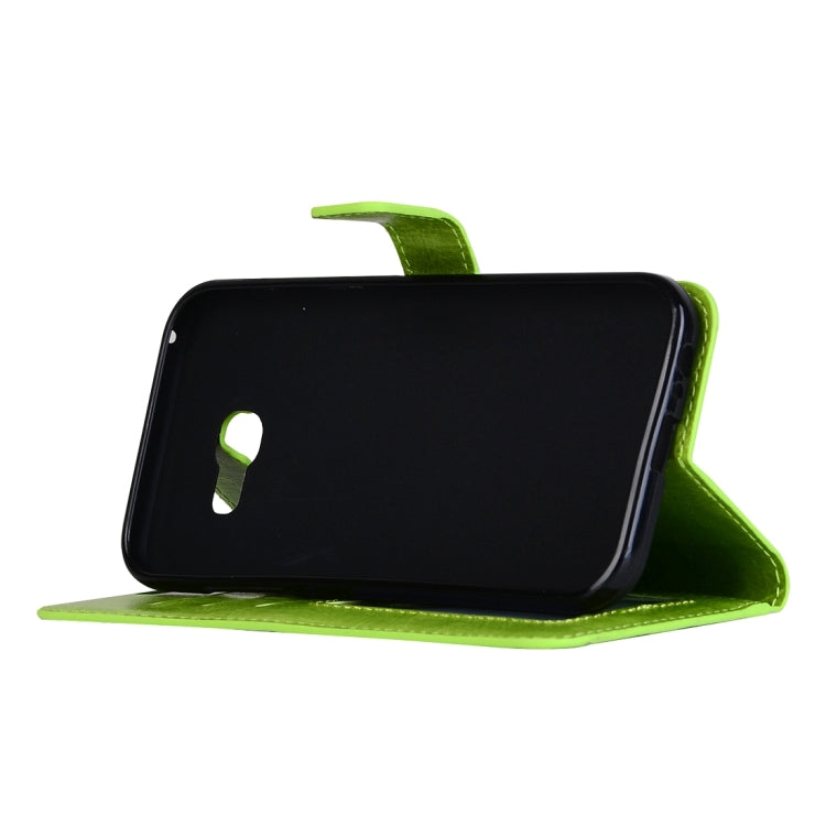 For Galaxy A3 (2017) / A320 Crazy Horse Texture Horizontal Flip PU Leather Case with Holder & Card Slots & Wallet & Photo Frame & Lanyard & Magnetic Buckle