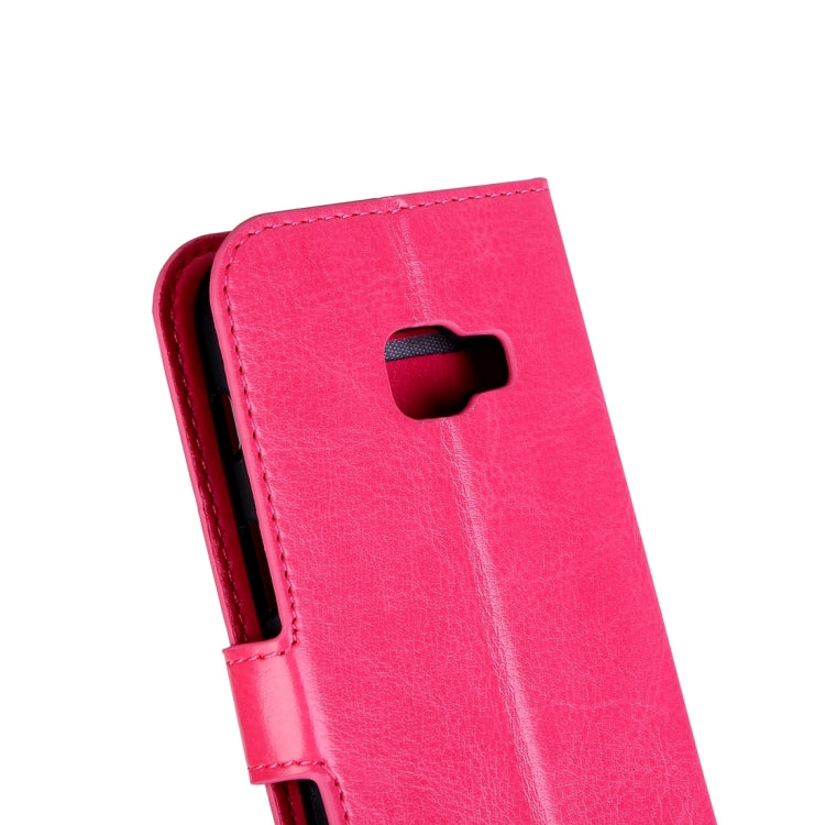 For Galaxy A3 (2017) / A320 Crazy Horse Texture Horizontal Flip PU Leather Case with Holder & Card Slots & Wallet & Photo Frame & Lanyard & Magnetic Buckle