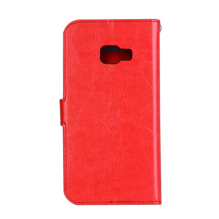For Galaxy A3 (2017) / A320 Crazy Horse Texture Horizontal Flip PU Leather Case with Holder & Card Slots & Wallet & Photo Frame & Lanyard & Magnetic Buckle