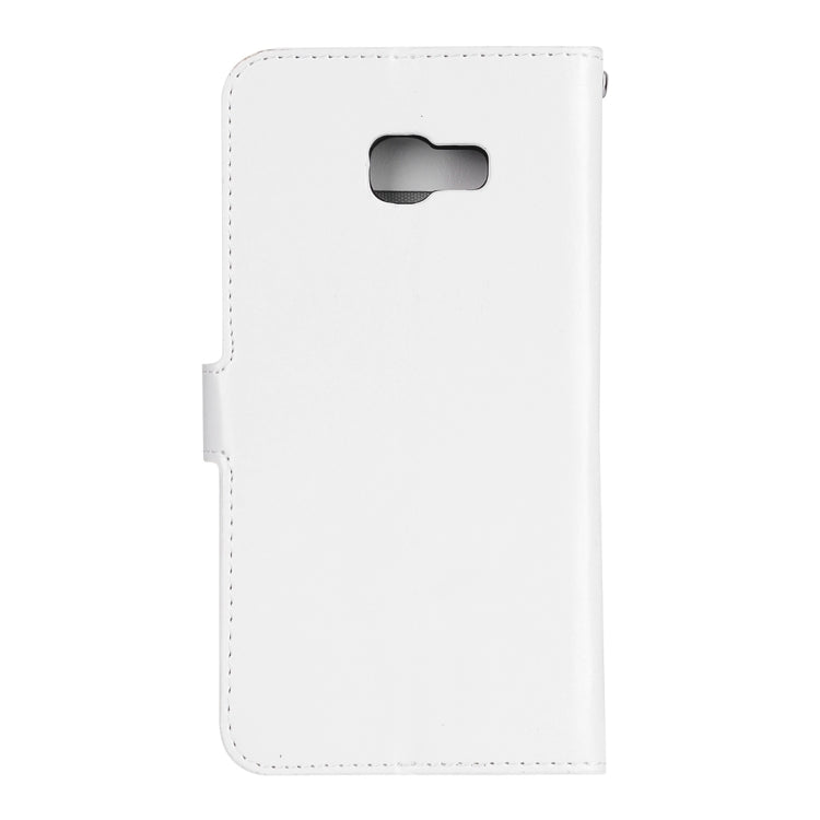 For Galaxy A3 (2017) / A320 Crazy Horse Texture Horizontal Flip PU Leather Case with Holder & Card Slots & Wallet & Photo Frame & Lanyard & Magnetic Buckle