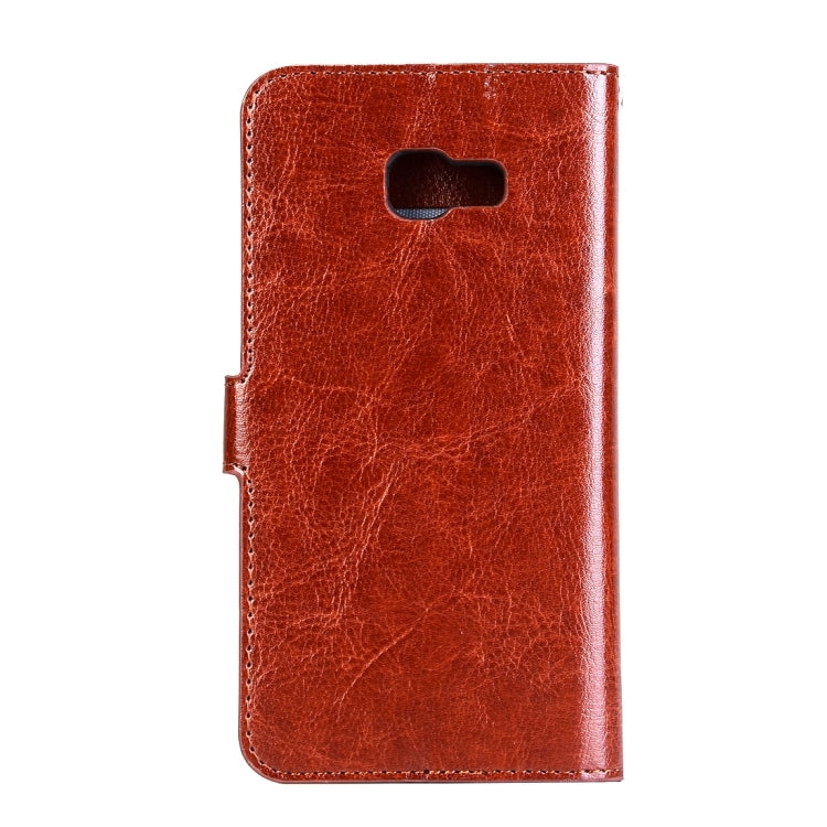 For Galaxy A3 (2017) / A320 Crazy Horse Texture Horizontal Flip PU Leather Case with Holder & Card Slots & Wallet & Photo Frame & Lanyard & Magnetic Buckle