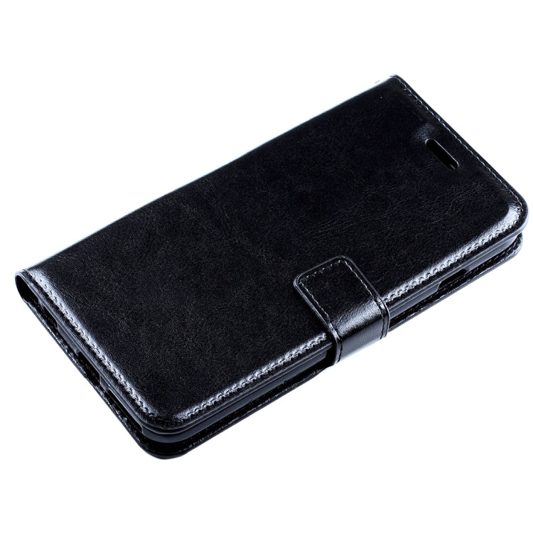 For Galaxy J3 (2017) / J327 Crazy Horse Texture Horizontal Flip PU Leather Case with Holder & Card Slots & Wallet & Photo Frame & Lanyard & Magnetic Buckle