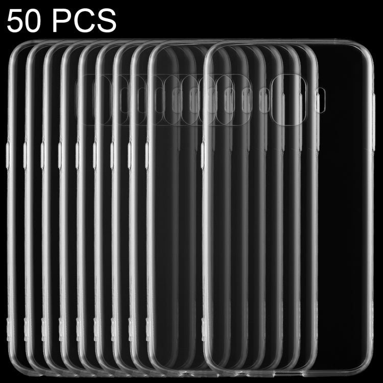 50 PCS 0.75mm Ultra-thin Transparent TPU Case for Galaxy J2 Core