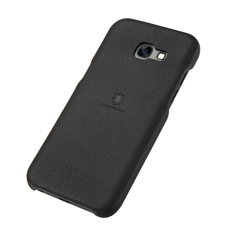 Lenuo for Galaxy A3 (2017) / A320 Litchi Texture PU + PC Paste Skin Protective Case