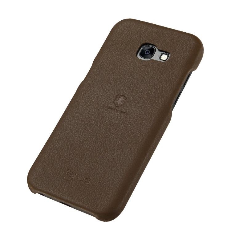 Lenuo for Galaxy A3 (2017) / A320 Litchi Texture PU + PC Paste Skin Protective Case