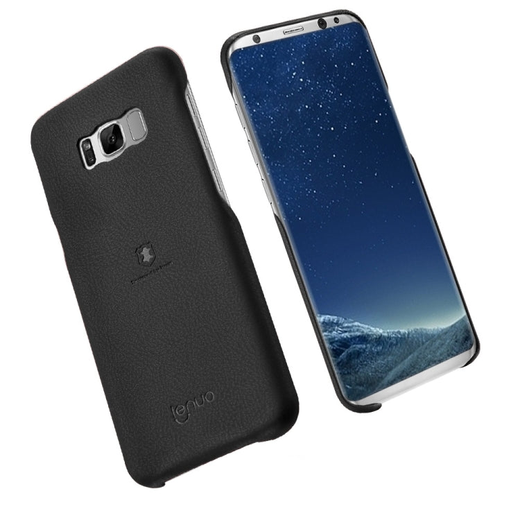 Lenuo for Galaxy S8 + / G955 Litchi Texture PU + PC Paste Skin Protective Case