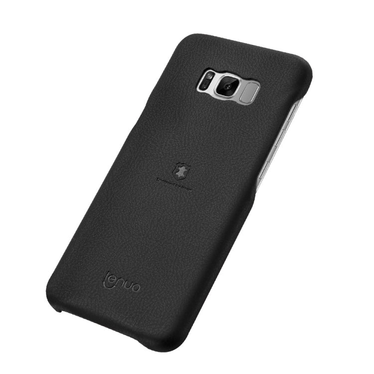 Lenuo for Galaxy S8 + / G955 Litchi Texture PU + PC Paste Skin Protective Case