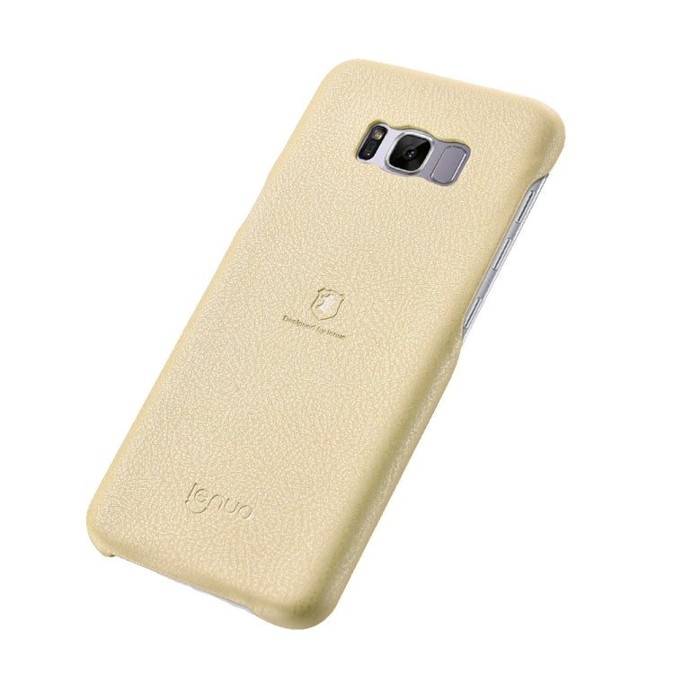 Lenuo for Galaxy S8 + / G955 Litchi Texture PU + PC Paste Skin Protective Case
