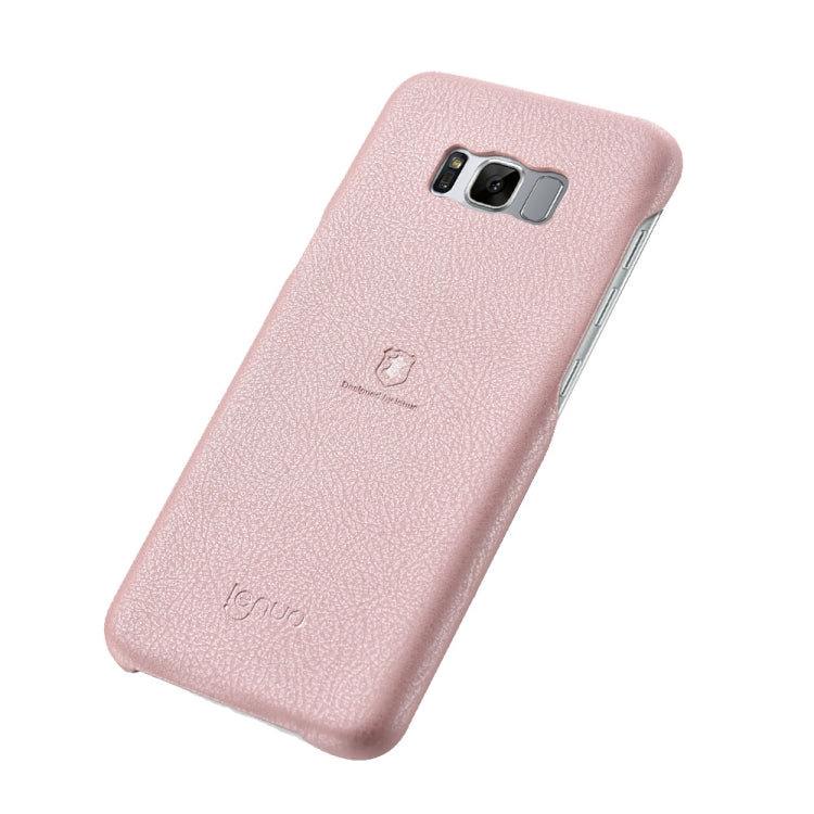 Lenuo for Galaxy S8 + / G955 Litchi Texture PU + PC Paste Skin Protective Case