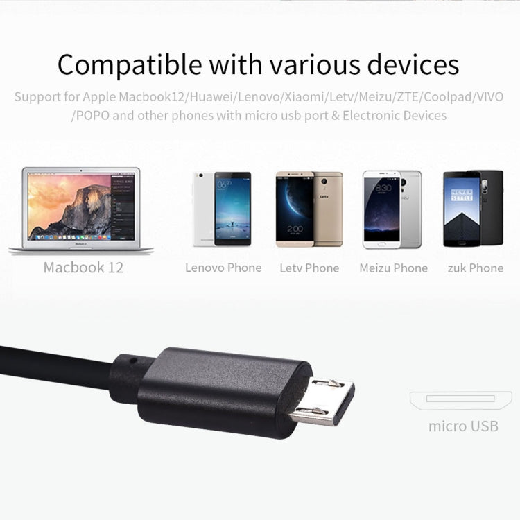 YAOMAISI 1m 3A Output Aluminium Alloy Type-C to Micro USB Data Transfers Charging Data Cable, For Galaxy, Huawei, Xiaomi, LG, HTC and Other Smart Phones, Rechargeable Devices(Black)