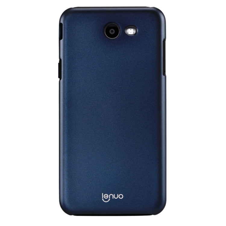 Lenuo for Galaxy J3 Emerge PC Ultra-thin Impact Protection Case(Blue)
