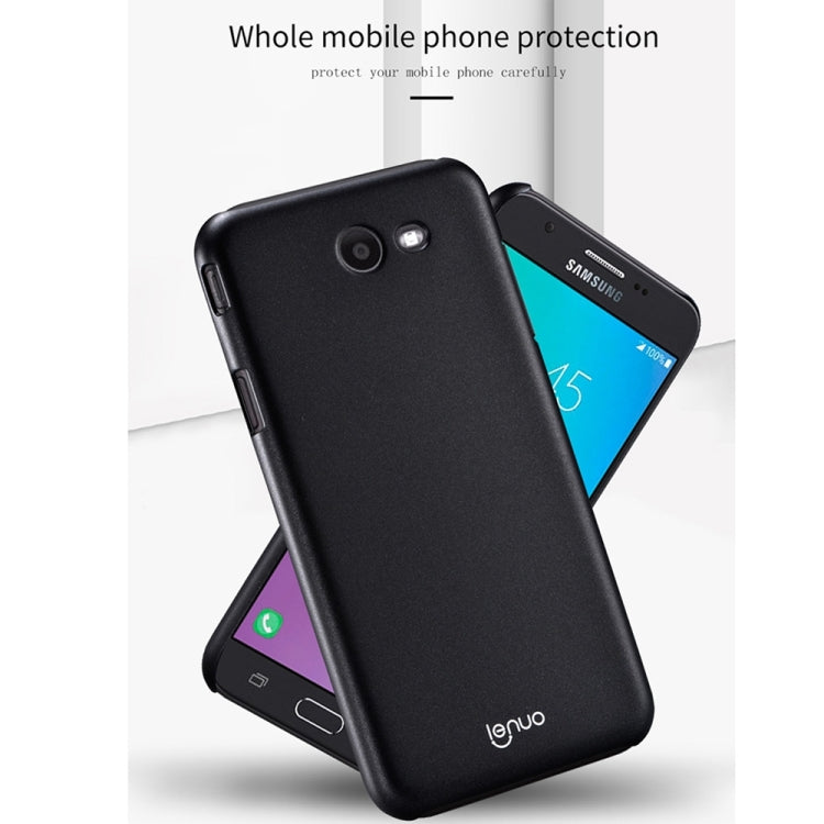Lenuo for Galaxy J3 Emerge PC Ultra-thin Impact Protection Case(Blue)