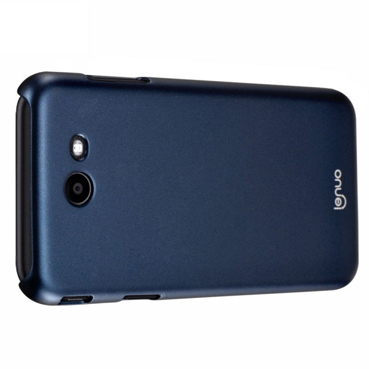 Lenuo for Galaxy J3 Emerge PC Ultra-thin Impact Protection Case(Blue)