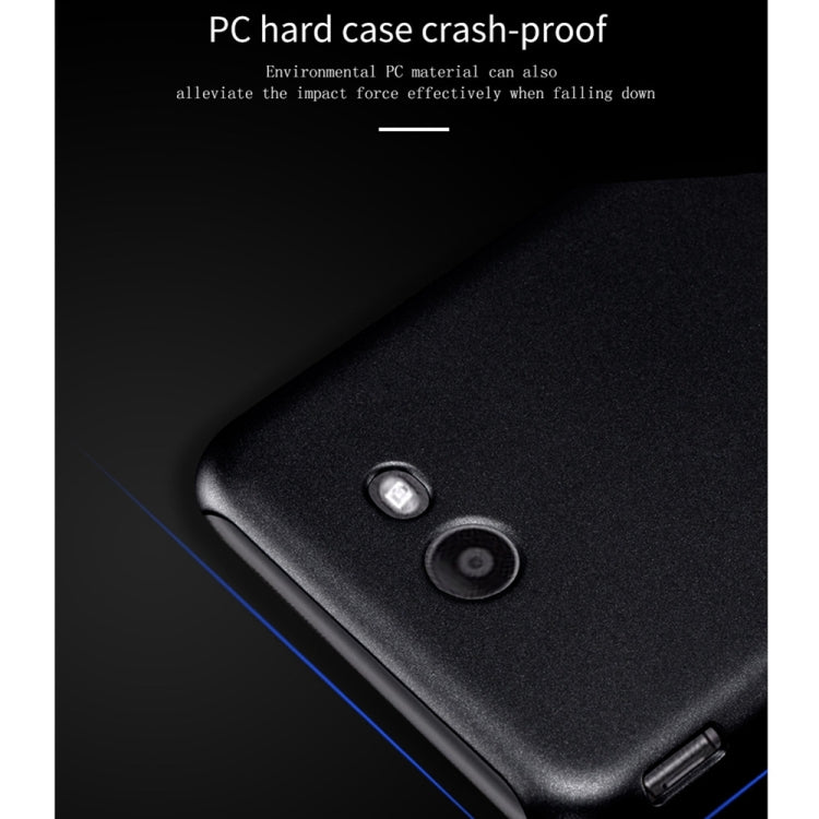 Lenuo for Galaxy J3 Emerge PC Ultra-thin Impact Protection Case(Blue)