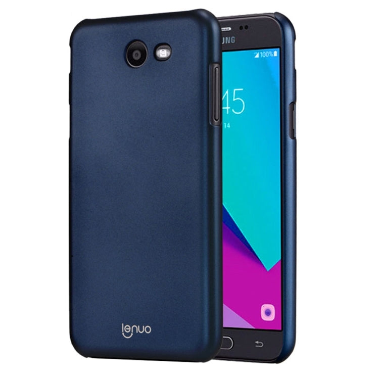 Lenuo for Galaxy J3 Emerge PC Ultra-thin Impact Protection Case(Blue)