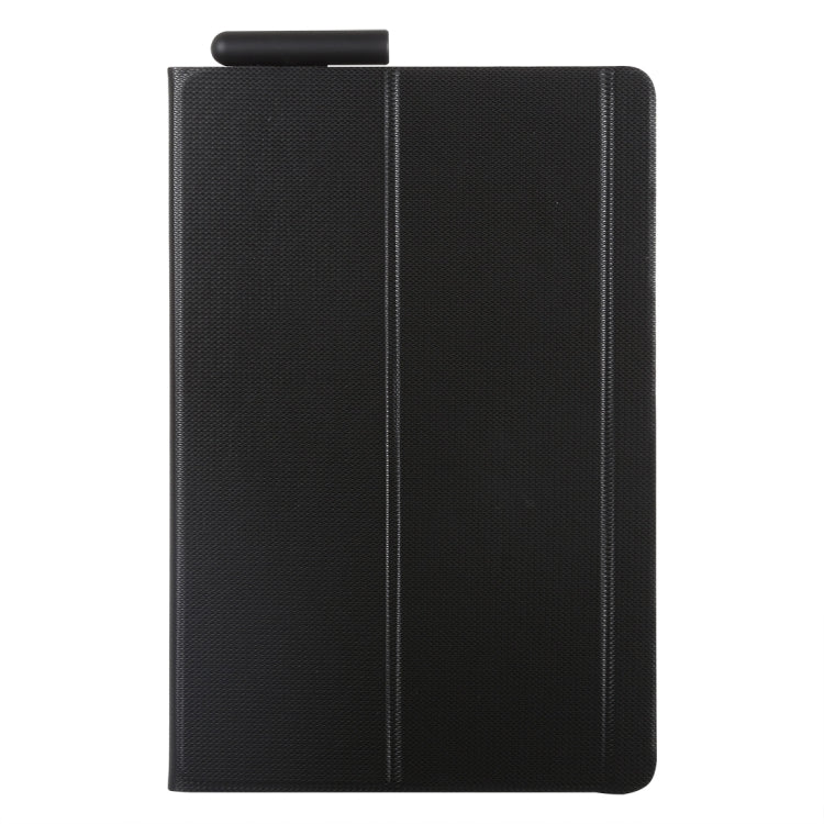 Woven Texture Horizontal Flip Leather Case for Galaxy Tab S4 10.5 T830 / T835, with Holder(Black)