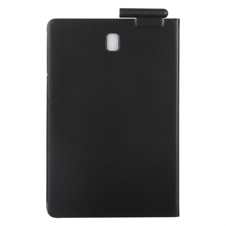 Woven Texture Horizontal Flip Leather Case for Galaxy Tab S4 10.5 T830 / T835, with Holder(Black)