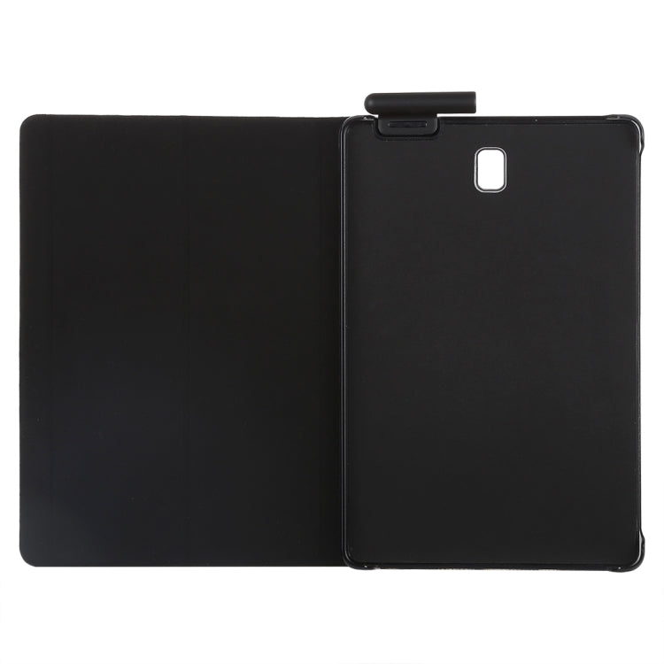 Woven Texture Horizontal Flip Leather Case for Galaxy Tab S4 10.5 T830 / T835, with Holder(Black)