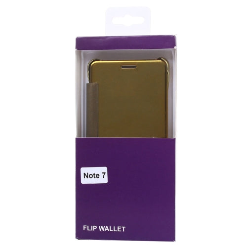 For Galaxy Note 7 / N930 Plating Horizontal Flip Leather Case