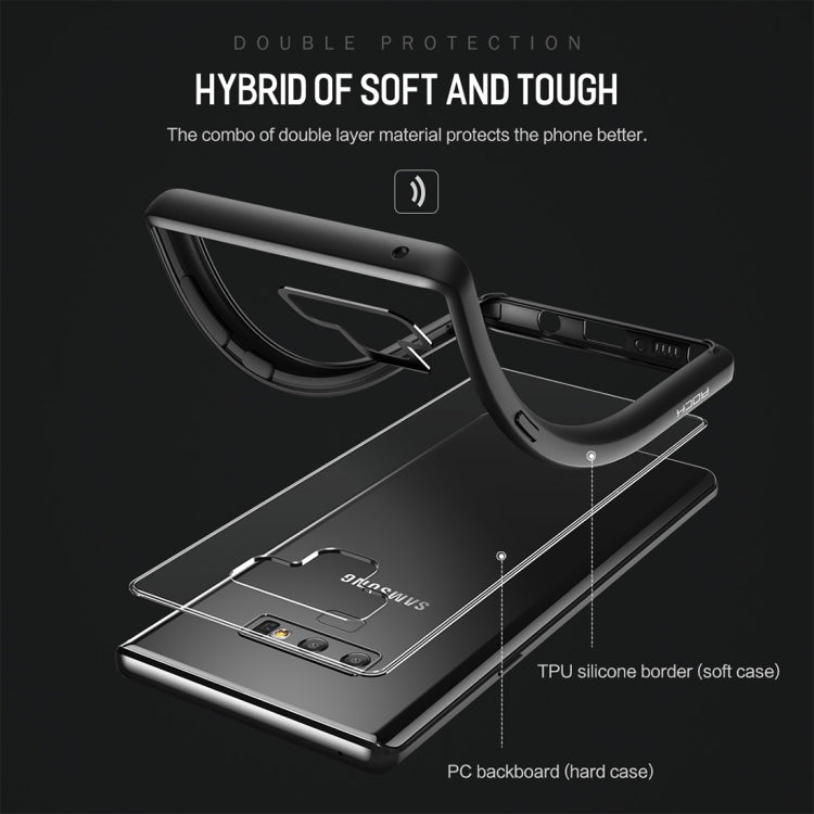 ROCK Clarity Series PC + TPU Protective Case for Galaxy Note9
