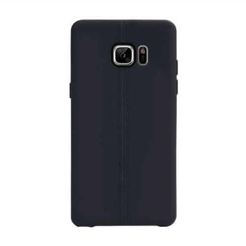 For Galaxy Note 7 / N930 Central Double Line Smooth Surface Soft TPU Protective Case