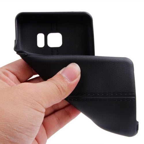 For Galaxy Note 7 / N930 Central Double Line Smooth Surface Soft TPU Protective Case