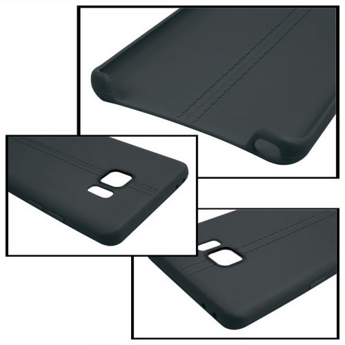 For Galaxy Note 7 / N930 Central Double Line Smooth Surface Soft TPU Protective Case