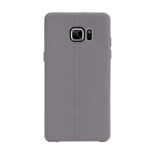 For Galaxy Note 7 / N930 Central Double Line Smooth Surface Soft TPU Protective Case