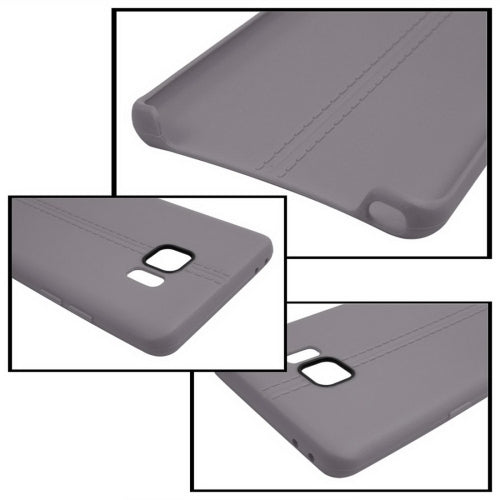 For Galaxy Note 7 / N930 Central Double Line Smooth Surface Soft TPU Protective Case
