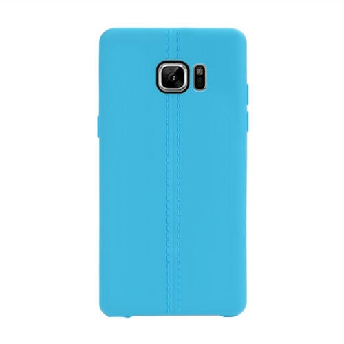For Galaxy Note 7 / N930 Central Double Line Smooth Surface Soft TPU Protective Case