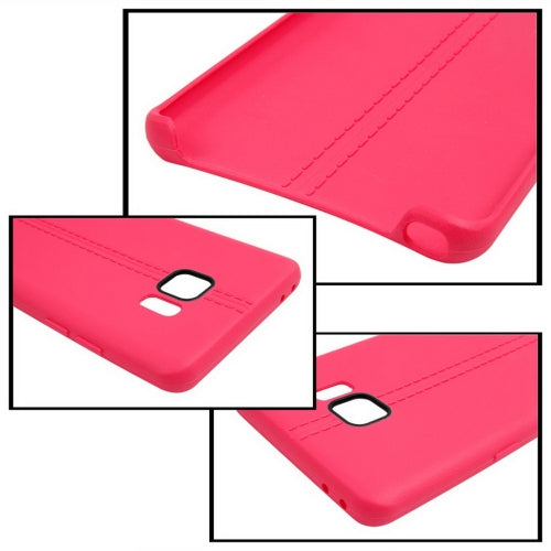For Galaxy Note 7 / N930 Central Double Line Smooth Surface Soft TPU Protective Case