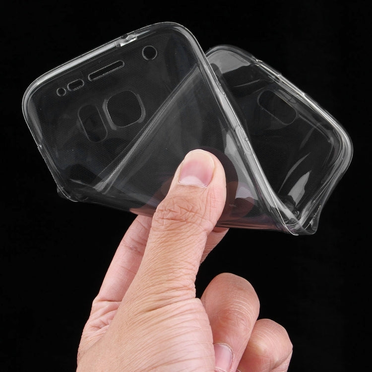 For Galaxy S7 / G930 0.75mm Double-sided Ultra-thin Transparent TPU Protective Case