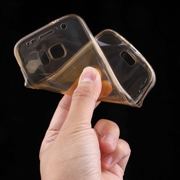 For Galaxy S7 / G930 0.75mm Double-sided Ultra-thin Transparent TPU Protective Case