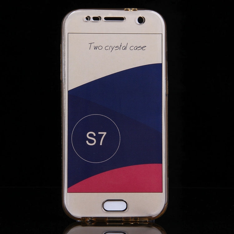 For Galaxy S7 / G930 0.75mm Double-sided Ultra-thin Transparent TPU Protective Case