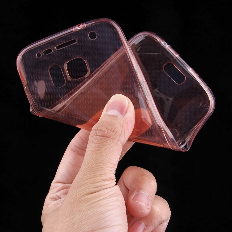 For Galaxy S7 / G930 0.75mm Double-sided Ultra-thin Transparent TPU Protective Case